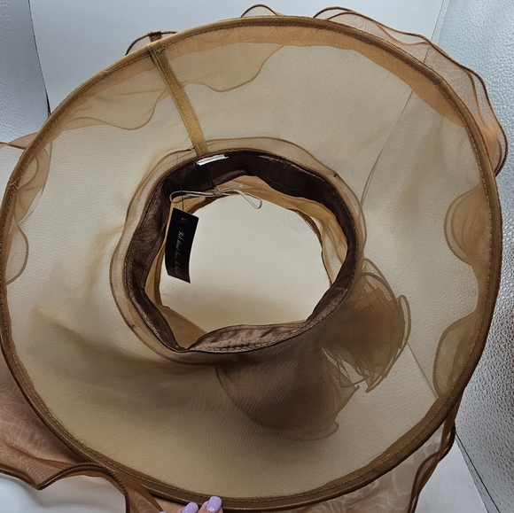 Fanny Sheer Chiffon Derby Hat - Picture 12 of 12